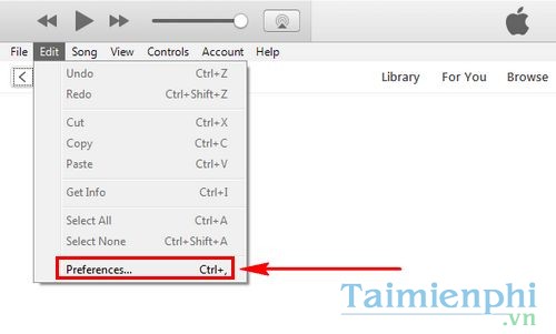Cách chặn iTunes hỏi update, không cho iTunes hỏi cập nhật