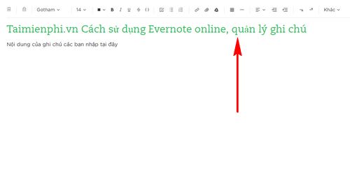 cach su dung evernote online quan ly ghi chu 5