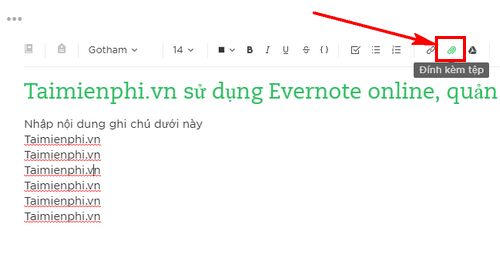 cach su dung evernote online quan ly ghi chu 6