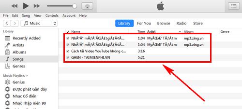 Cách xóa bài hát trong thư viện iTunes, xóa nhạc trên iTunes