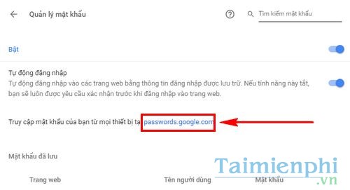 Cách xóa mật khẩu Gmail lưu trên Chrome, Cốc Cốc