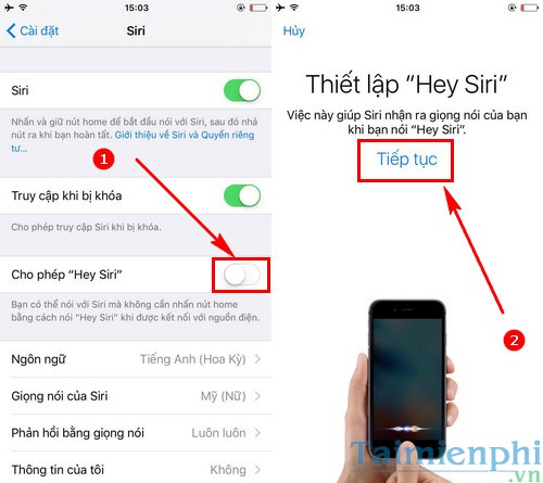 Cách bật Siri cho iPhone trên iOS 10, sử dụng trở lý ảo trên iOS 10
