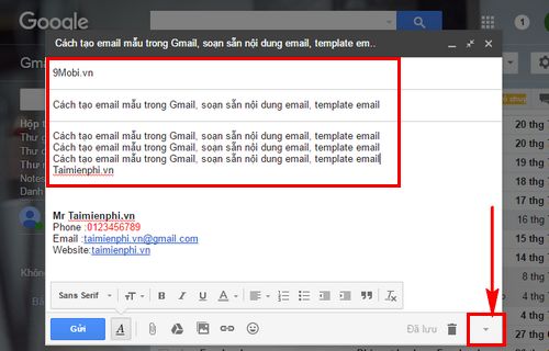 Cách tạo email mẫu trong Gmail, soạn sẵn nội dung email, template email