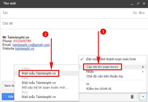 Cách tạo email mẫu trong Gmail, soạn sẵn nội dung email, template email