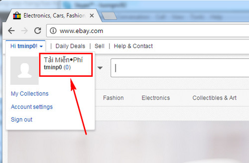 Cách đăng ký tài khoản eBay, mua bán hàng trên mạng