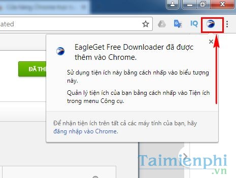 Tích hợp EagleGet vào Chrome, tải file bằng EagleGet trên Chrome