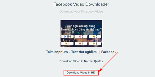 Tải nhanh video trên Facebook không cần dùng phần mềm