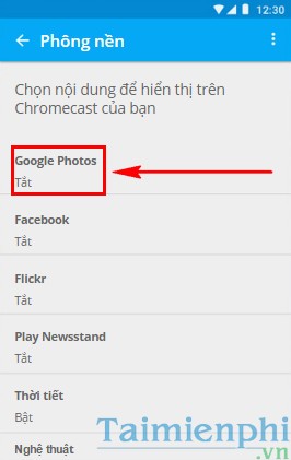 Thay đổi hình nền trên Chromecast như thế nào