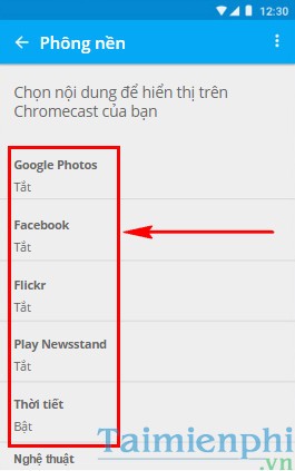 Thay đổi hình nền trên Chromecast như thế nào