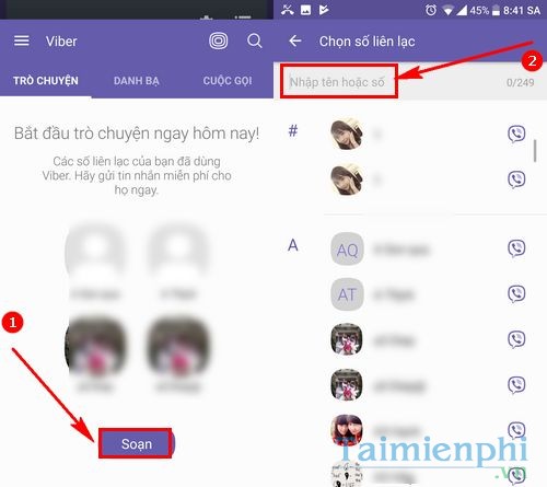 Cách gửi, nhận file qua Viber trên điện thoại di động
