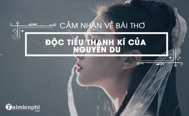 Cảm nhận về bài thơ Độc Tiểu Thanh kí của Nguyễn Du 3