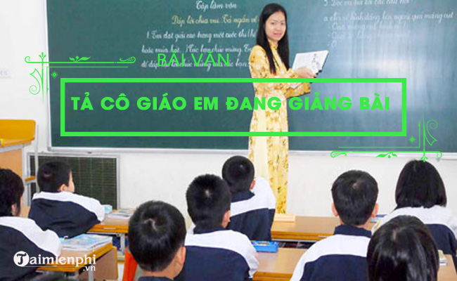 ta co giao cua em dang giang bai ngan nhat