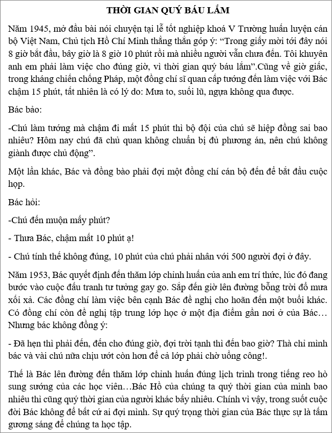cau chuyen thoi gian quy bau lam
