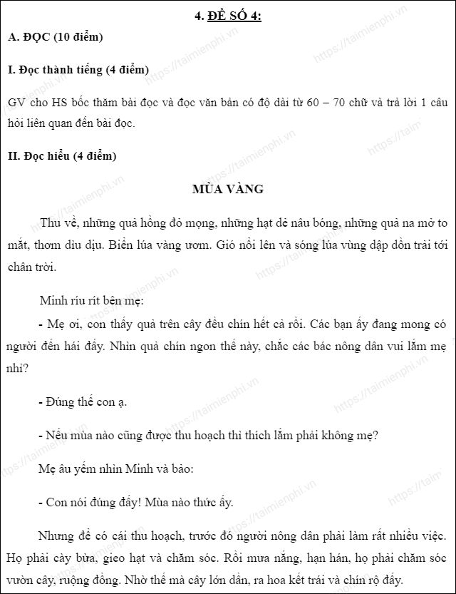 Đề kiểm tra học kì 2 môn Tiếng Việt lop 2 là một cuốn sách rất đáng đọc
