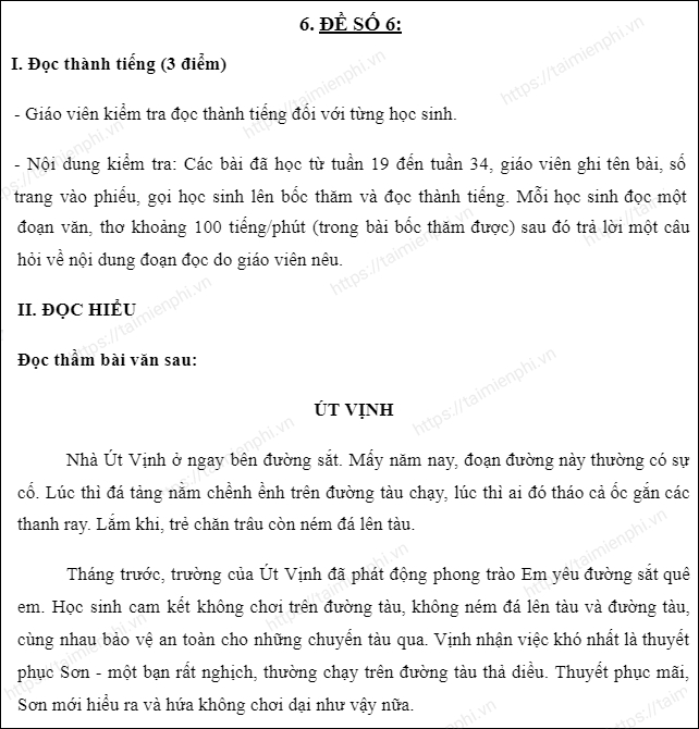 đánh giá tháng 2 việt nam lop 5 