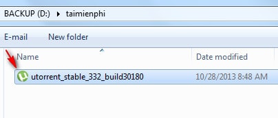 Cài đặt uTorrent cai dat uTorrent