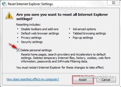 Internet Explorer 9 - Xử lý lỗi Flash Player trên trình duyệt