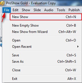 Cài Proshow Gold, dùng Proshow Gold tạo video từ ảnh trên PC