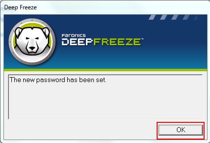 Cách đặt mật khẩu bảo vệ các thiết lập bằng Deep Freeze