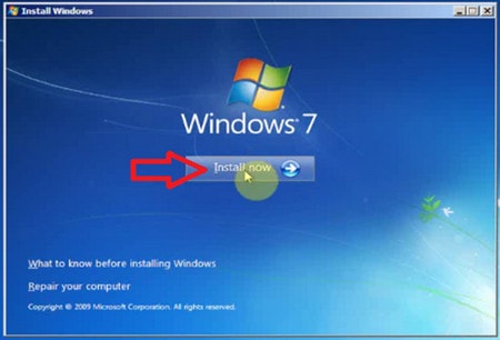 install windows 7 from usb