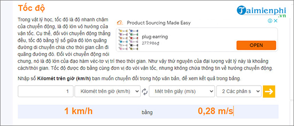 1km H Bằng Bao Nhieu M S đổi Vận Tốc Km H Sang M S 1km H Bằng Bao Nhieu M S đổi Vận Tốc Km H Sang M S