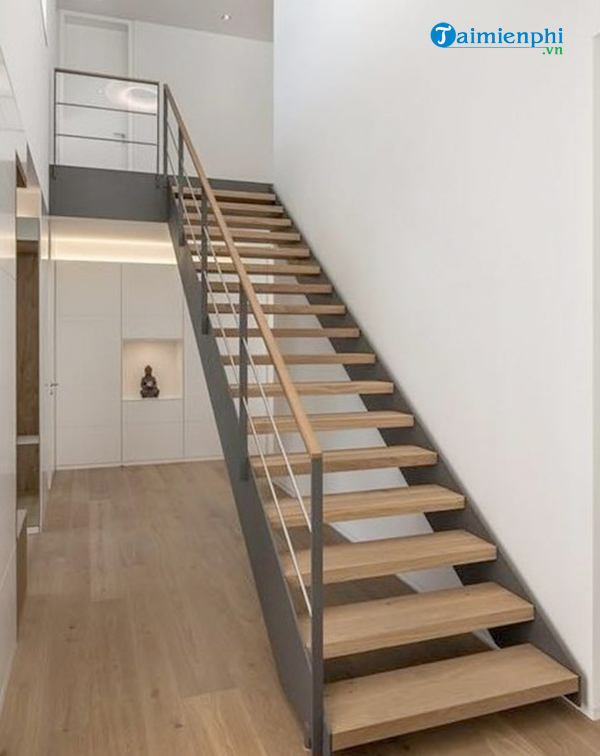 Mẫu cầu thang gỗ đẹp 2020, sang trọng cho ngôi nhà
