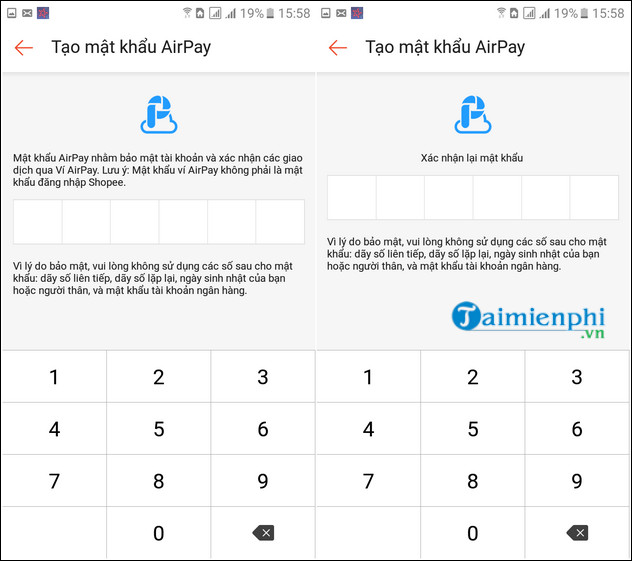 cach dang ky tai khoan airpay