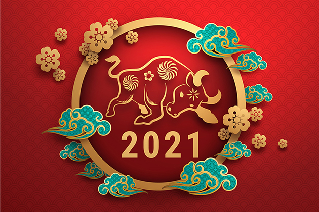 Mẫu thiệp chúc Tết 2021 đẹp, thiệp chúc mừng năm mới Tân Sửu