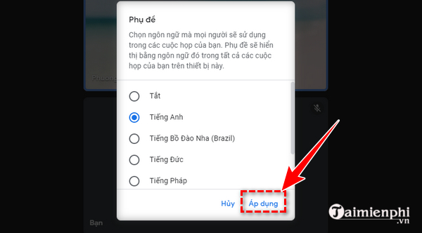 Cach tat am thanh Google Meet