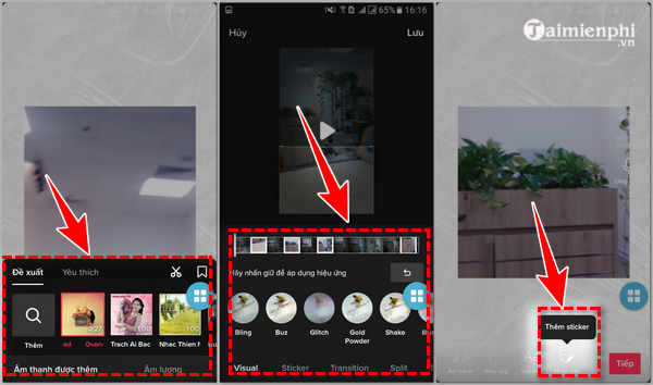 quay video TikTok hieu ung Halloween Crop