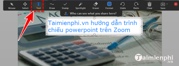 Cách trình chiếu Powerpoint trên Zoom PC