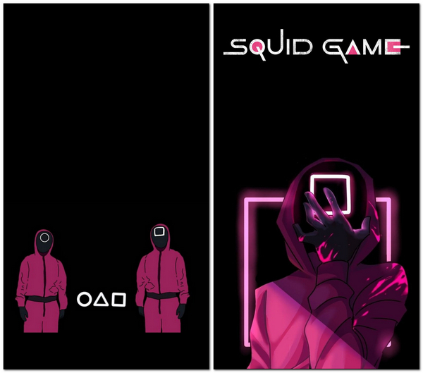Hình nền điện thoại trò chơi Squid