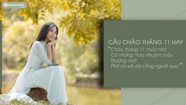 Chào tháng 11, câu nói, hình ảnh và STT hay về tháng 11