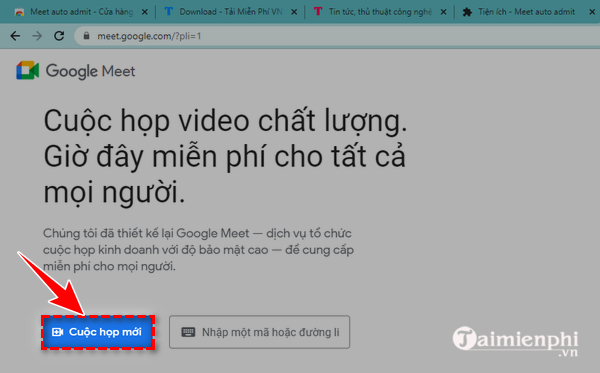 How to access Google Meet is not possible