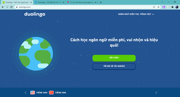 Web hoc tieng Anh cho nguoi moi bat dau