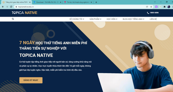 Hoc tieng Anh cho nguoi moi bat dau