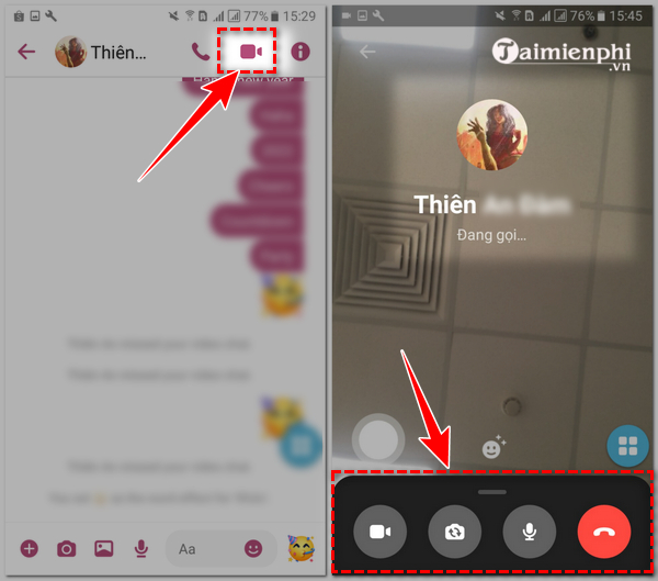 How to make small video calls on Messenger Lite