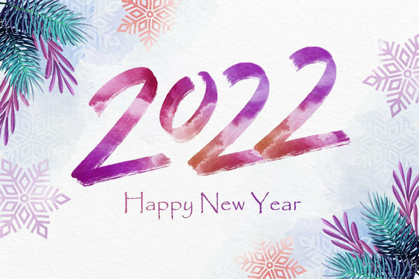 Wallpaper new year 2022