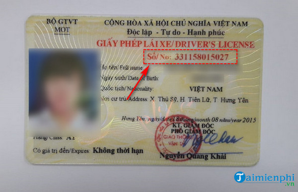 Tra cứu GPLX, xem thông tin giấy phép lái xe trực tuyến
