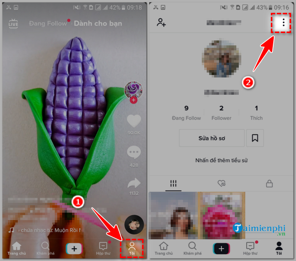 cach tat binh luan theo tu khoa tren tiktok