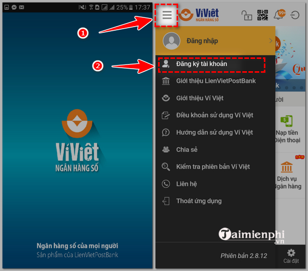 dang ky tai khoan Vi Viet