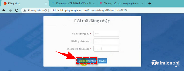 cach dang nhap vao thisinh.thithptquocgia.edu.vn 2021