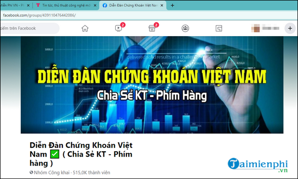 Cac hoi nhom chung khoan tren Facebook