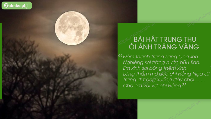 bai hat trung thu cho tre mam non