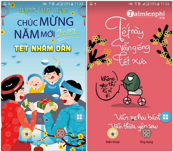Tai hinh nen tet Nham Dan cho dien thoai
