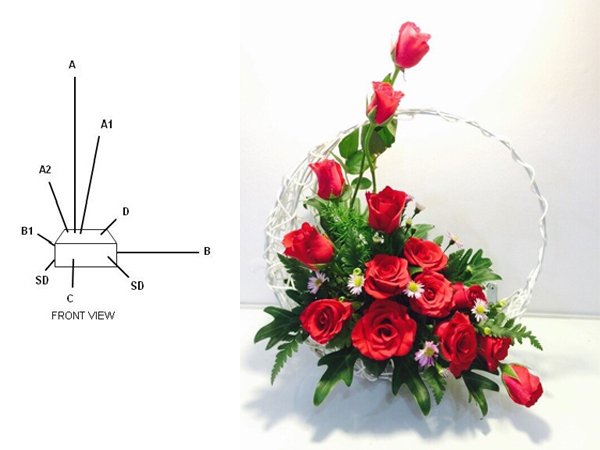 Top 50 mẫu cắm hoa hồng đẹp de bàn thờ mới nhất