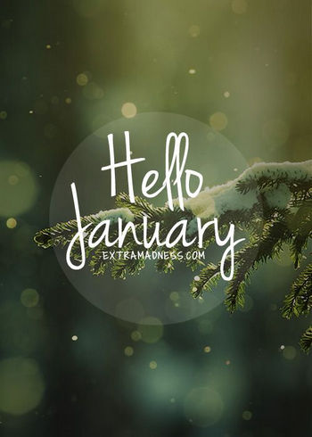 Hình ảnh chào tháng 1, Hello January đẹp nhất