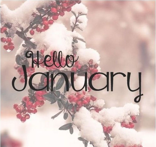 Hình ảnh chào tháng 1, Hello January đẹp nhất