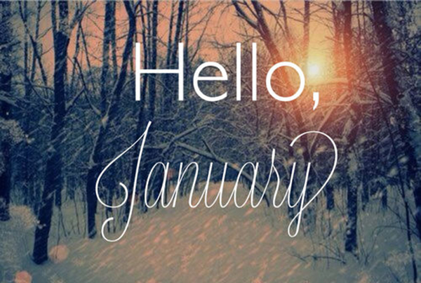 Hình ảnh chào tháng 1, Hello January đẹp nhất