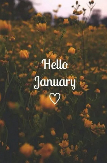 Hình ảnh chào tháng 1, Hello January đẹp nhất